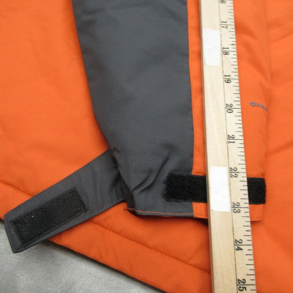 Columbia Jacket Youth‎ 14/16 Orange Omni-Shield Waterproof Insulated Full Zip